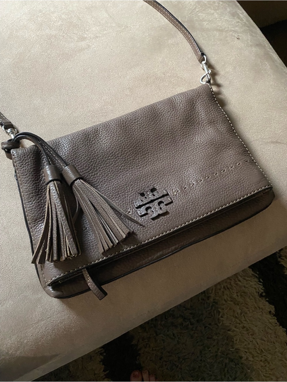Tory Burch Taylor Convertible Fold-Over Crossbody